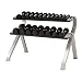 TKO 824HDR-B 2-Tier Horizontal Dumbbell Rack