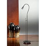 Holtkotter 6360-1HBOB Bedside 1 Light Reading Lamp in Hand Brushed Old Bronze