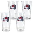 NHL Colorado Avalanche 4-Piece Pint Ale Glass Set