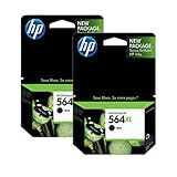 HP 564XL Black Ink Cartridge 2-PACK in Retail Packaging (CN684WN#140)