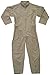US Air Force Style Military Camouflage Flight Suit Coveralls (Khaki, Small)