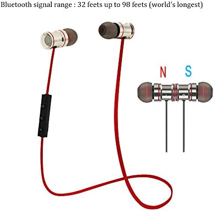 Affordable yet very powerful. Extra bass wireless perfect sound long range Bluetooth headphone V4.1 with magnetic earpieces Wireless Sports In-ear Stereo Headphone with sweatproof Earbuds.