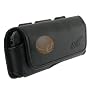 Black Leather Case w/ Magnetic Flap for Nokia XpressMusic 5310 by Eforcity (no belt clip)