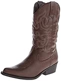 Madden Girl Women's Sangunwm Western Boot,Brown,6.5 M US