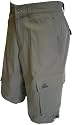 Adidas Mens Cargo Tailored Khaki Shorts with 8 Pockets & Zip Fly