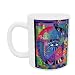 Eye of Destiny, 1992 (acrylic on canvas) by.. - Mug - Standard Size
