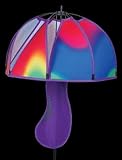 Magic Mushroom Rainbow Outdoor Lawn Spinner