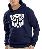 Transformers Logo Hooded Sweatshirt - Pullover S-XXL div. Color