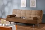 LifeStyle Solutions Aruba Casual Convertible Sofa in Khaki