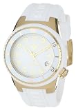Swiss Legend Womens 11840D-YG-02-WHT Neptune White Dial White Silicone Watch