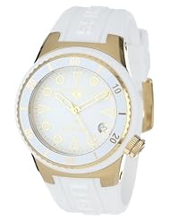 Swiss Legend Womens 11840D-YG-02-WHT Neptune White Dial White Silicone Watch