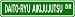 Daito-ryu aikijujutsu Street Sign ~ Martial Arts Gift ~ Aluminum