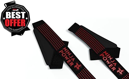 ★ Premium Padded Lifting Straps ★ Free Bonus E-Book "Handbook of POWER" ★ Free Consultation with a Master Trainer ★ Brand New High Density Silicon Technology ★ #1 Grip ★ Lift up to 150% More ★ Powerlifting ★ Weightlifting ★ Pull-ups ★ Fitness ★ (1 Pair/ 2 Straps) ★ Best Selling ★ 100% Lifetime Guarantee ★