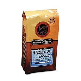 JAVA TRADING CO. Responsibly Grown 12 oz. Coffee, Hazelnut Crème Ground, 1 Bag by Distant Lands Coffee