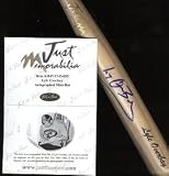 Lyle Overbay Autograph Just Minors Mini Bat w/ COA Toronto Blue Jays