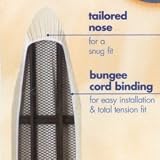 Ironing Board Cover & Pad One-Piece Deluxe (48-49x18) Natural - Household Essentials #7347