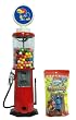Kansas Jayhawks Red Retro Gas Pump Gumball Machine - NCAA College Athletics Fan Shop Accessories