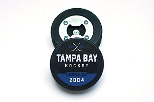 The PuckOpener - Hockey Puck Bottle Opener - Tampa Bay Champs