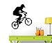 Wallmonkeys WM195807 Bmx-9 Peel and Stick Wall Decals (12 in H x 10 in W)