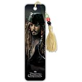 (2x6) Pirates of the Caribbean: On Stranger Tides Movie Jack Sparrow Johnny Depp Beaded Bookmark