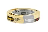 Scotch Masking Tape for Production Painting, 1-Inch by 60-Yard, 9-Pack