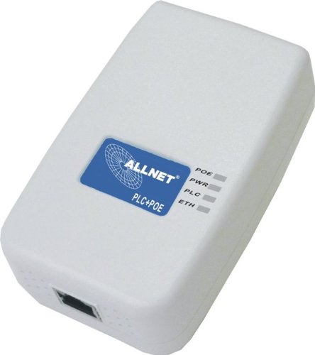 Allnet ALL168203 Powerline Adapter 200Mbit mit Full Power over Ethernet (Netzwerk aus der Steckdose)