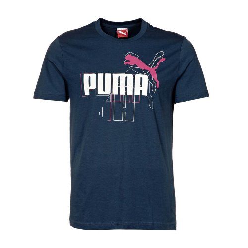 PUMA Herren T-Shirt Drone, dark denim, L, 819362 04 Preisvergleich