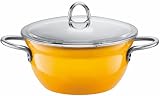 Silit 2224173312 Crazy Yellow Kochsch&uuml;ssel mit Deckel 4,0 Ltr. 24 cm &Oslash;