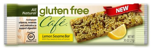 Gluten Free Cafe Lemon Sesame Bar, .95-Ounce Packages (Pack of 12)