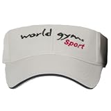 VIS World Gym Sport Visor by World Sport Products