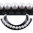 Single Strand 18 Inch 12MM White Shell Pearl Necklace
