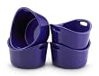 Rachael Ray Bubble and Brown Set of 4 Ramekins, Blue