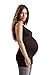 Everyday Maternity Belly Support Tanktop (X-Large, Deepest Black)