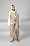 Sensei - 2012202.113 - Enfant Bicolor - Peignoir De Bain - Ecru/Ficelle - Taille 4 Ans