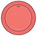 Remo Powerstroke P3 Colortone Red Bass Drumhead, 22