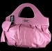 XOXO Beau Vinyl Tote Handbag Purse in Pink