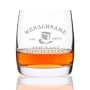 Privatglas Whiskeyglas (Bohemia) - Motiv: Geniesser - mit kostenloser Gravur des Vor & Nachnamens + Geburtsjahr