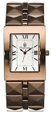 Burgmeister Venus BM501-415 Damen Quarz Uhr braun silbernes Zifferblatt