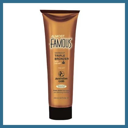 Australian Gold Almost Famous Triple Bronzer Tanning Lotion 8 5 oz Top SellerB000GPAB8A 