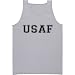 USAF Air Force Tank Top - Military Style Physical Training Tank in gray