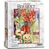 Bouquet Sweeping Blooms Jigsaw Puzzle 500pc