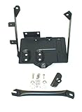 Rugged Ridge Black Powder Coated Trim Accessories Drivetrain and Engine Accessories Jeep CJ5 1976 to 1983 (Late CJ5) Battery Tray
