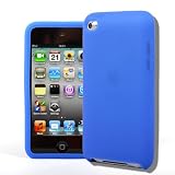 4G Touch Blue Silicone Protective Armour Case Cover & Screen Protector Kit for New Apple iPod Touch 4th Generation – 8GB 32GB 64GB Reviews