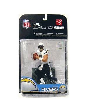 McFarlane Toys Action Figure - NFL Sports Picks 2009 Series 20 - PHILIP RIVERS (White Jersey - Away)
