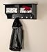 Prepac 36 inch Wide Hanging Entryway Shelf, Black