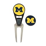 Michigan Golf Ball Mark Repair Tool and Ball Markers