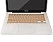 MOSISO Silicone Keyboard Cover Compatible with MacBook Pro 13/15 Inch (with/Without Retina Display, 2015 or Older Version),Older MacBook Air 13 Inch (A1466 / A1369, Release 2010-2017), Gold