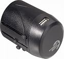 SwissAir Configurable World AC Power Adapter - Universal input and output supporting over 150 countries worldwide