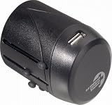 Swiss World Travel Adapter With USB Port - Use in over 150 Countries...