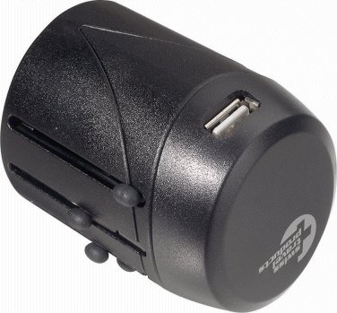 Childrens Toyshop  Electronics : Swiss World Travel Adapter With USB Port - Use in over 150 Countries...